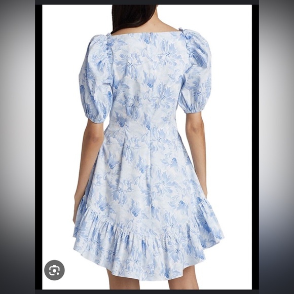 Cinq a Sept Kayla Dress in Periwinkle Multi - Picture 3 of 8